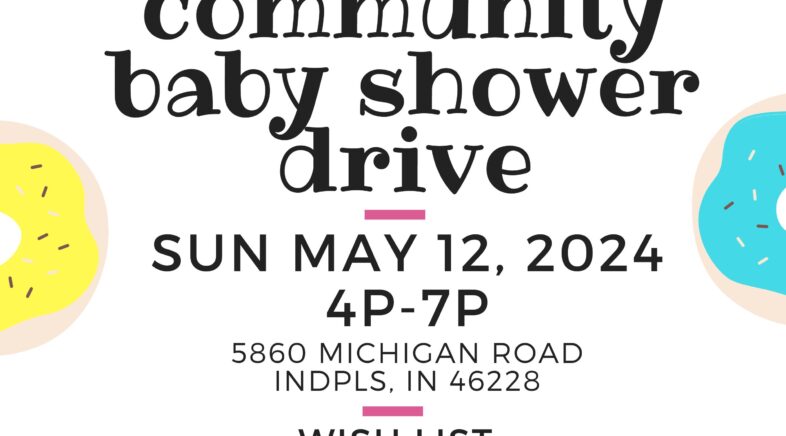 Diapers and Donut Baby Shower Drive